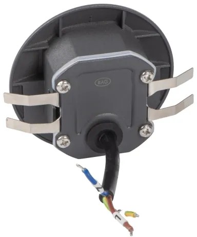 Kanlux 39137 - Lumină LED pentru trepte EXIN cu senzor, 2,5W/230V, 4000K, IP65, antracit, rotundă