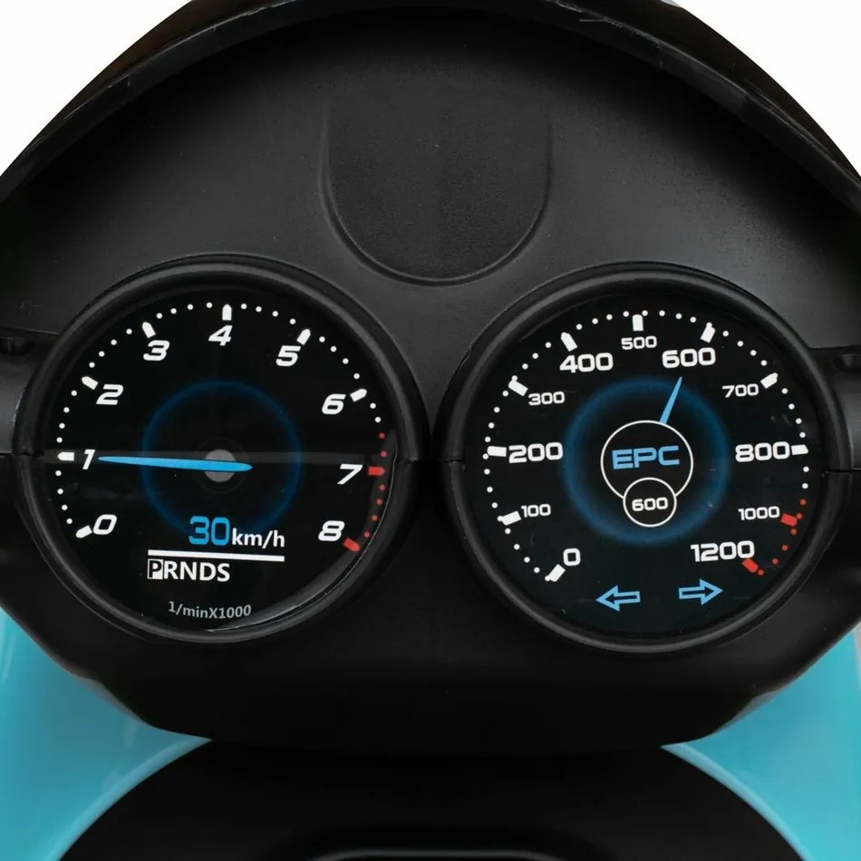 Motocicletă electrică pentru copii Baby Mix Policealbastră, 100 x 50 x 61 cm