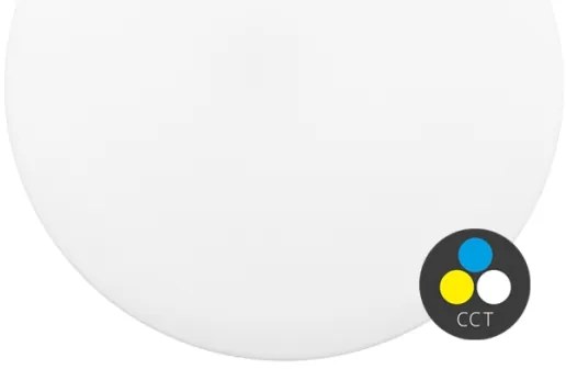 Plafonieră LED Ecolite WYB280-CCT/18W/BI DISK LED/18W/230V IP44 alb