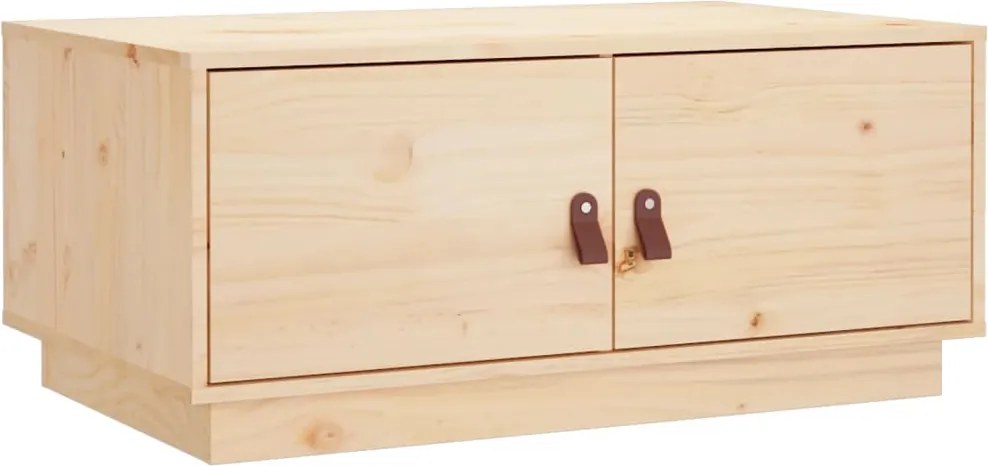 vidaXL Măsuță de cafea, 80x50x35 cm, lemn masiv de pin