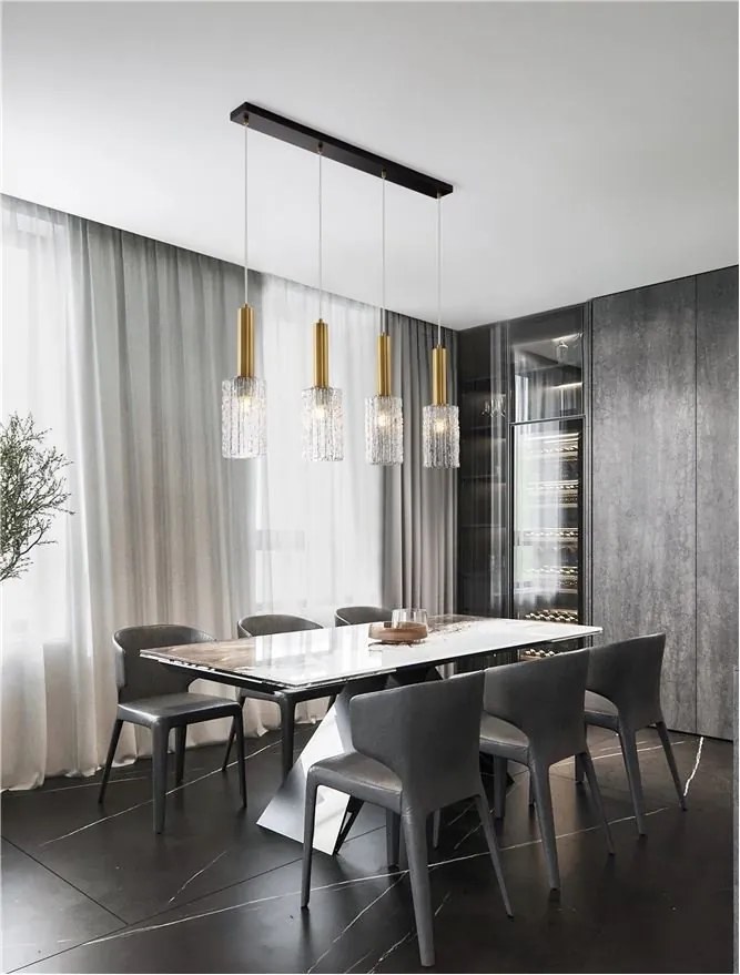 Lustra cu 4 pendule design modern Certa
