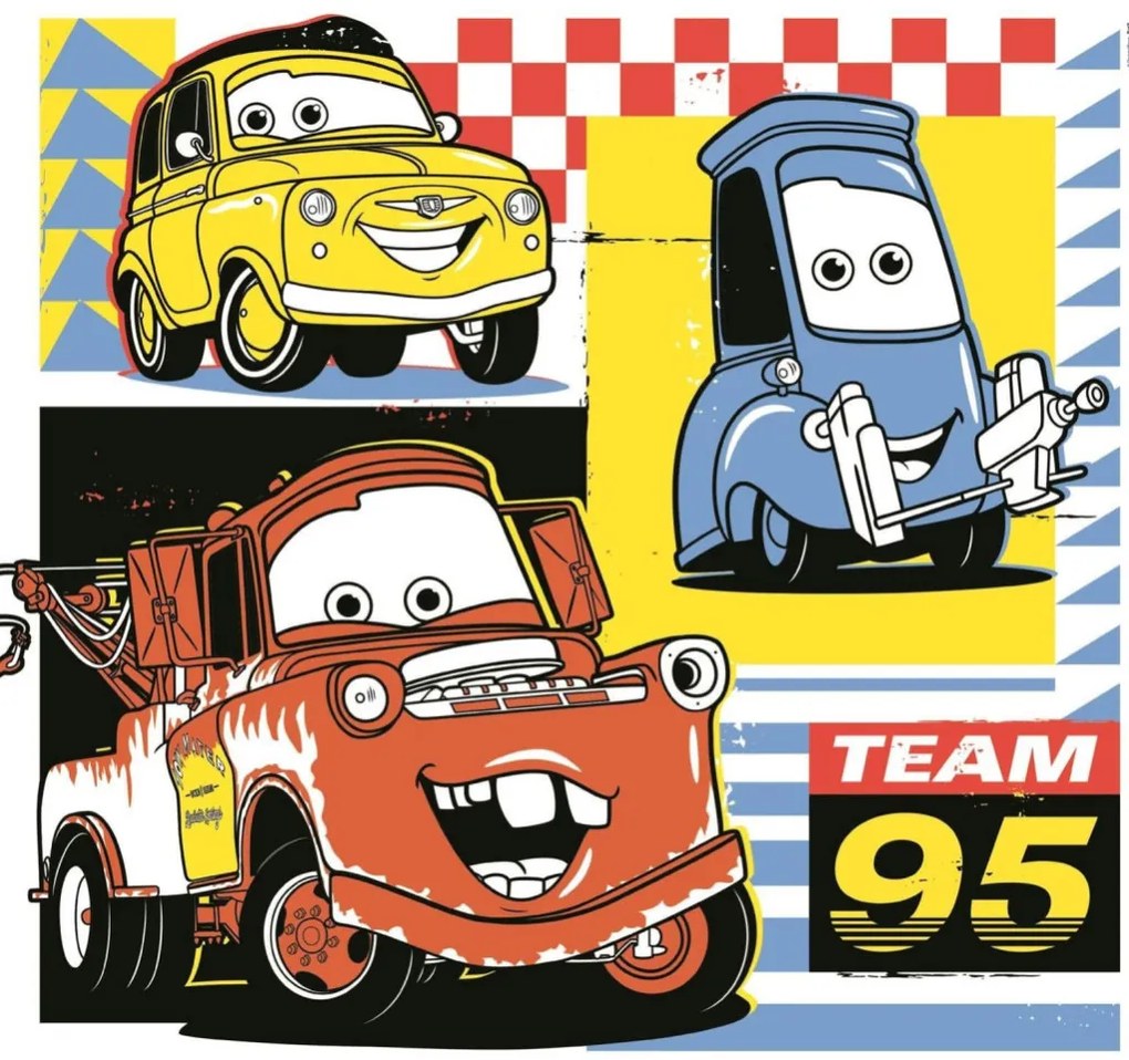 Disney Mașini Team-95 3x48 buc puzzle Clementoni