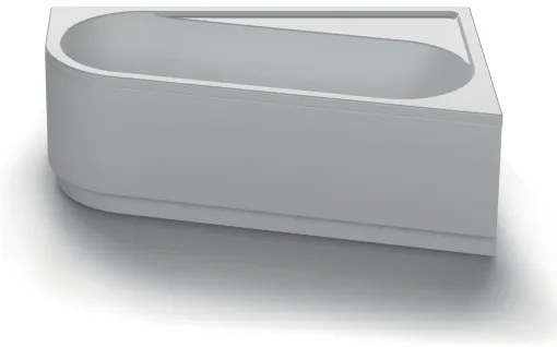 Ravak CA41000000 - Cadă de colț CHROME 170x105 cm acrilică/albă