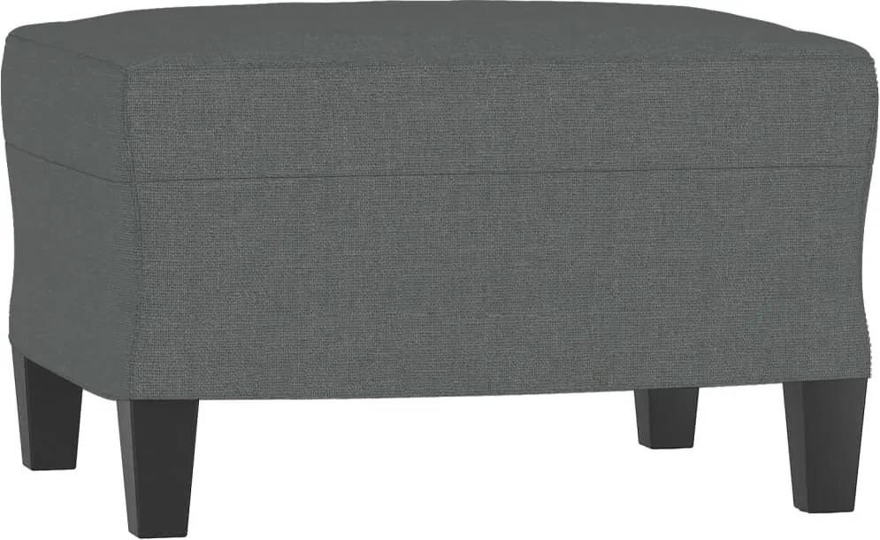 vidaXL Taburet, gri închis, 60x50x41 cm, material textil