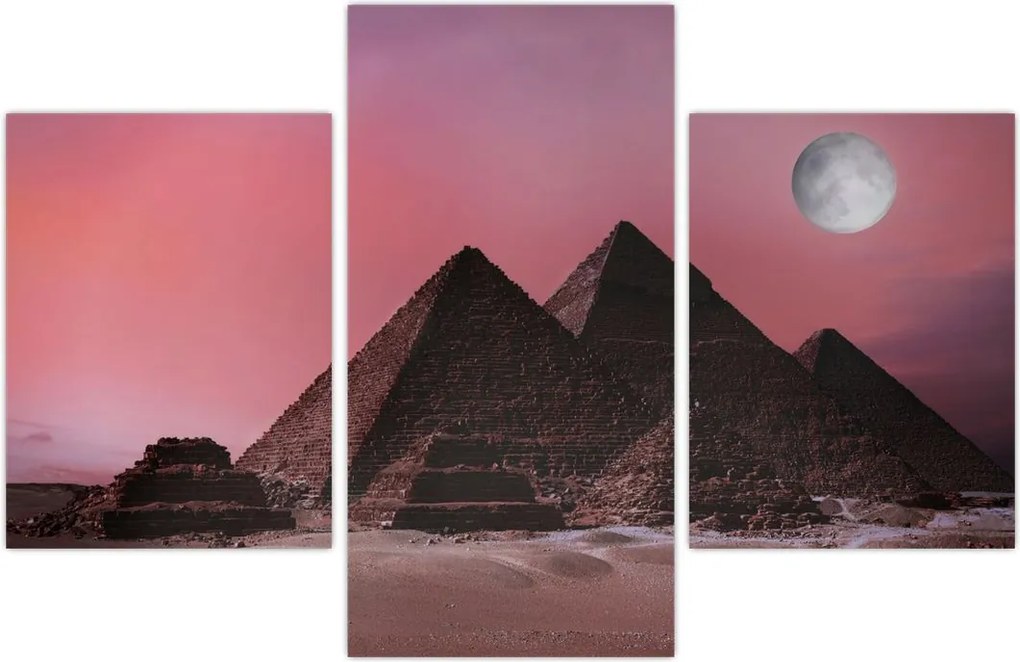 Tablou - Piramidă, Giza, Egipt (90x60 cm)