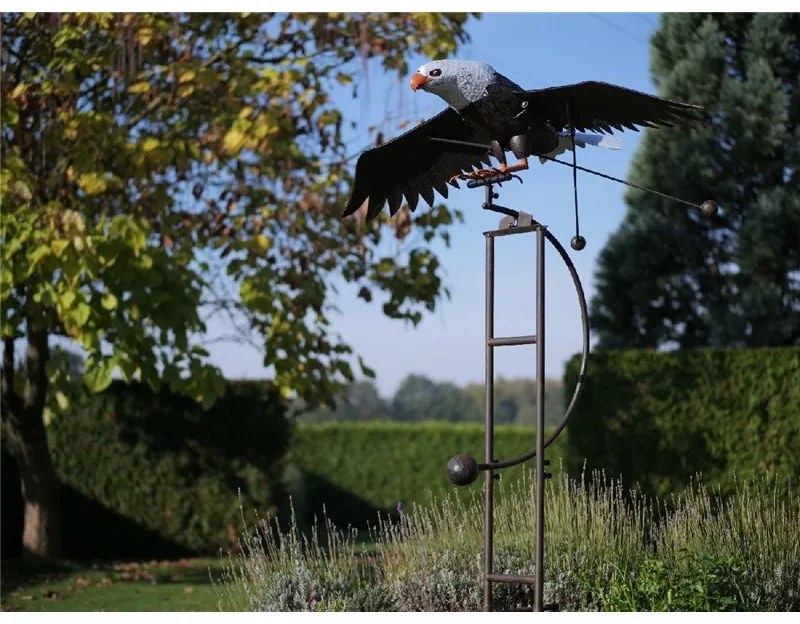 Figurina metal Large eagle, 190x100x166 cm