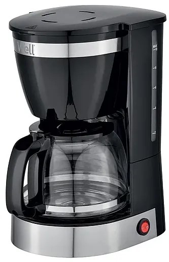 Cafetiera Scent 800W 1.25l negru Well