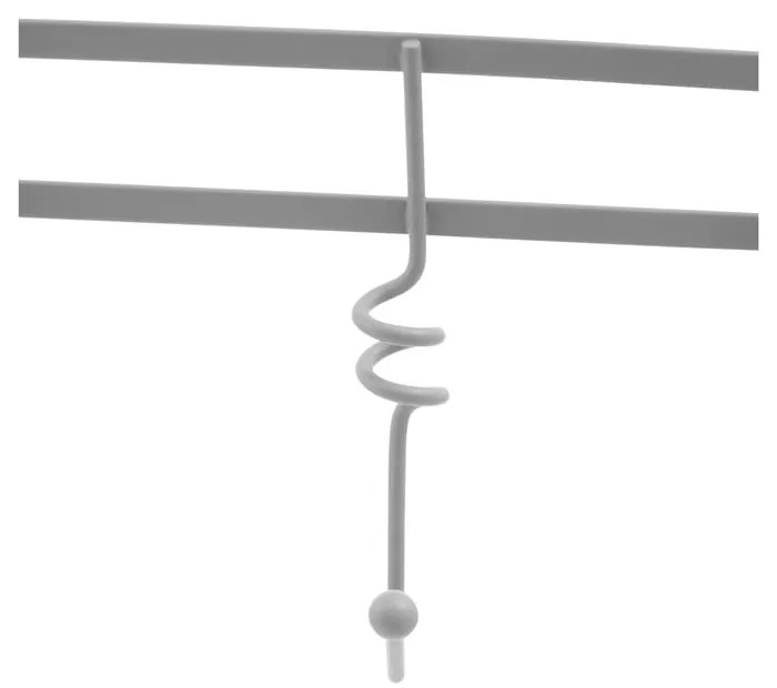 Cuier de ușă gri din metal 46 cm Jaxen – Premier Housewares