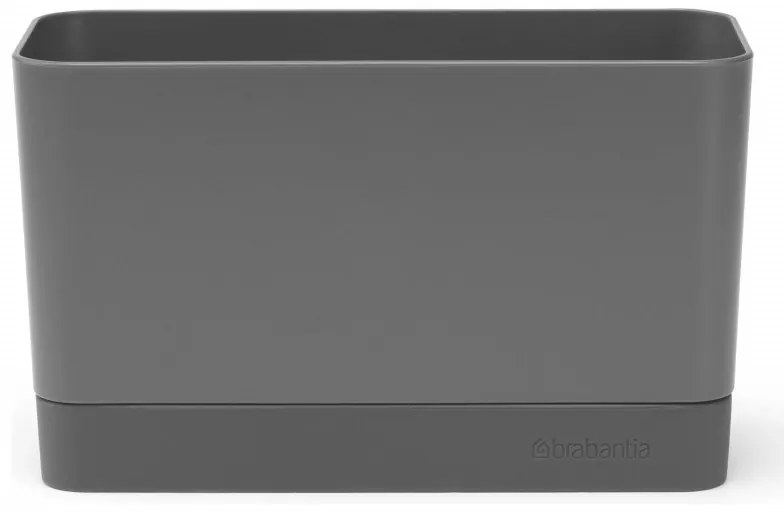 Organizator pentru chiuveta Brabantia SinkSide 1000209, Antiderapant, Silicon, Gri inchis