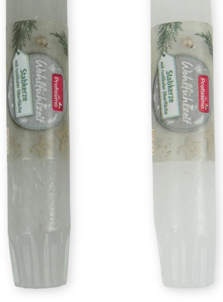 Set de lumanari PROFISSIMO RUSTIC 24 cm, 8 bucati