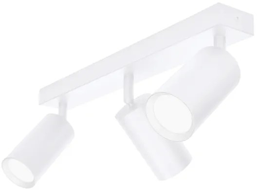 Spot LED reglabil SELE 3x GU10/6W/230V, alb - Brilagi
