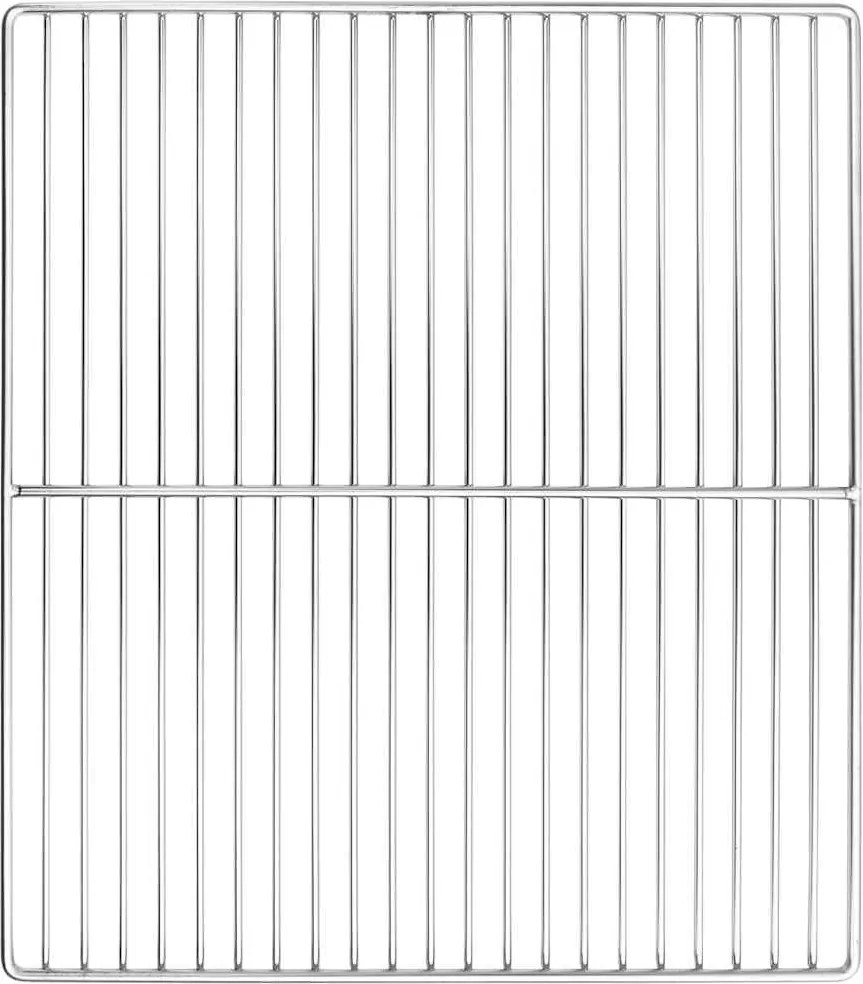 vidaXL Grătar Argintiu 45 x 40 cm Oţel inoxidabil