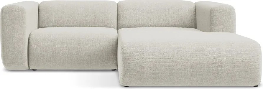 Colțar bej (cu colț pe partea dreaptă/cu șezlong) Ekahi – Makamii