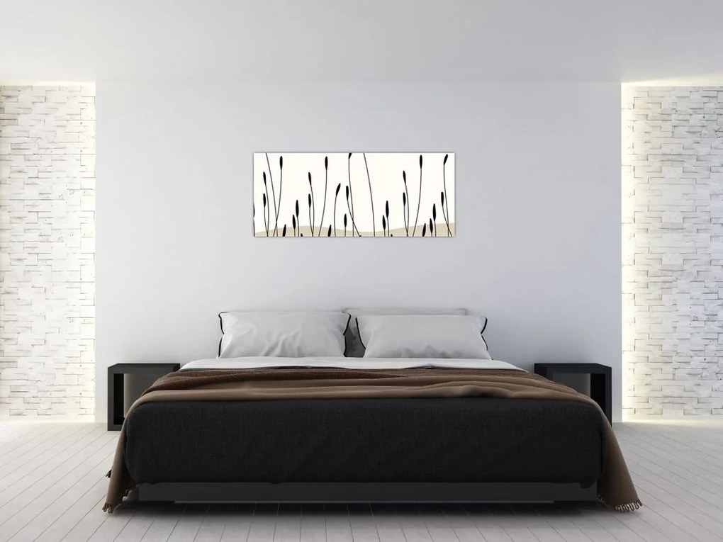 Tablou - Pajiște grafică N⁰3 (120x50 cm)