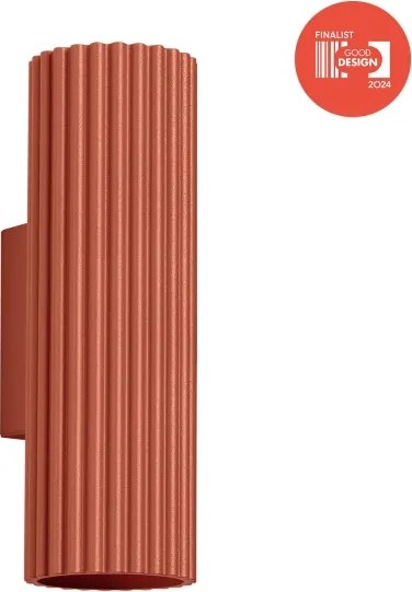 Brilagi - Aplică de perete CRESTO 2xGU10/10W/230V 20 cm roșie