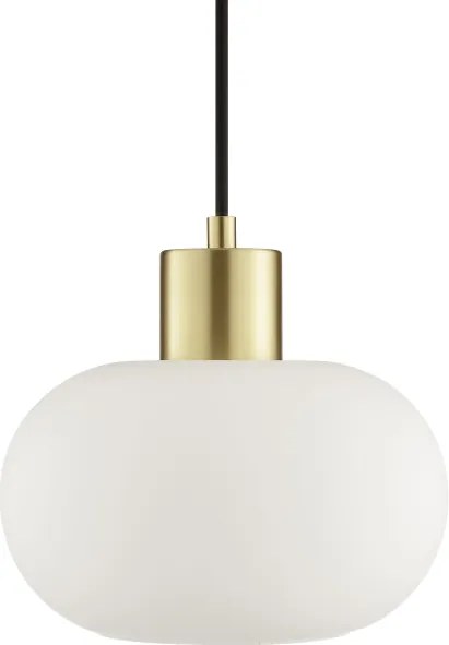 Brilliant - Lustră suspendată pe cablu FANNY 1xE27/20W/230V, Ø 22 cm, alamă