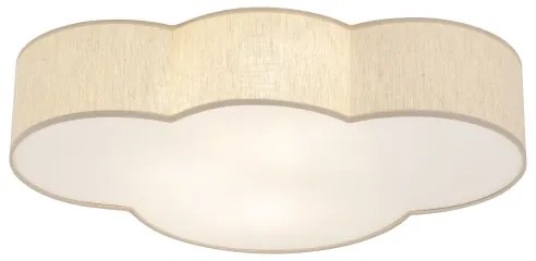 Brilagi - Plafonieră pentru copii NIMBUS LINEN 4xE27/15W/230V 46x63 cm bej