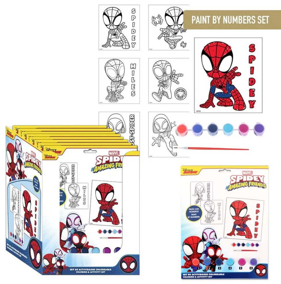 Omul Păianjen Spidey Friends set de pictură după numere