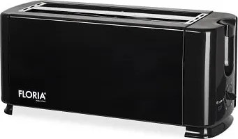 Prajitor paine dublu FLORIA ZLN2706, Negru Putere 1300W, 2 fante, 4 felii,