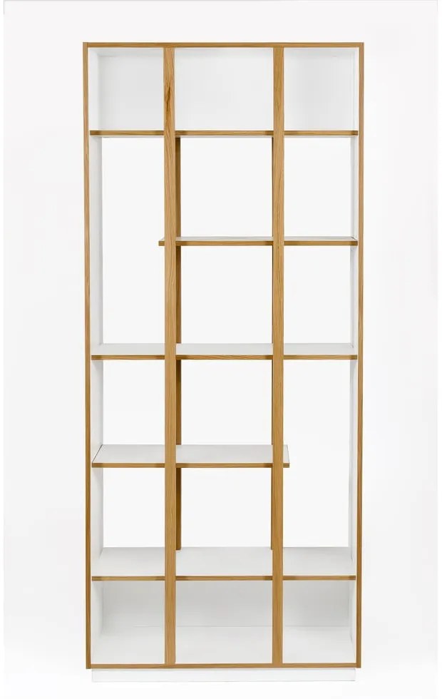 Bibliotecă cu structură din lemn de stejar Woodman Newbury