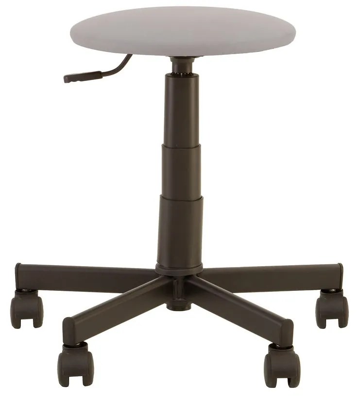 Scaun laborator STOOL GTS, Gri piele ecologica