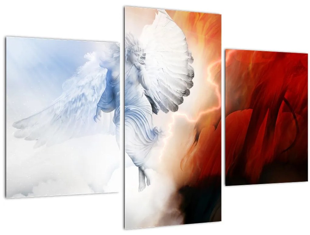 Tablou - Binele și răul (90x60 cm)