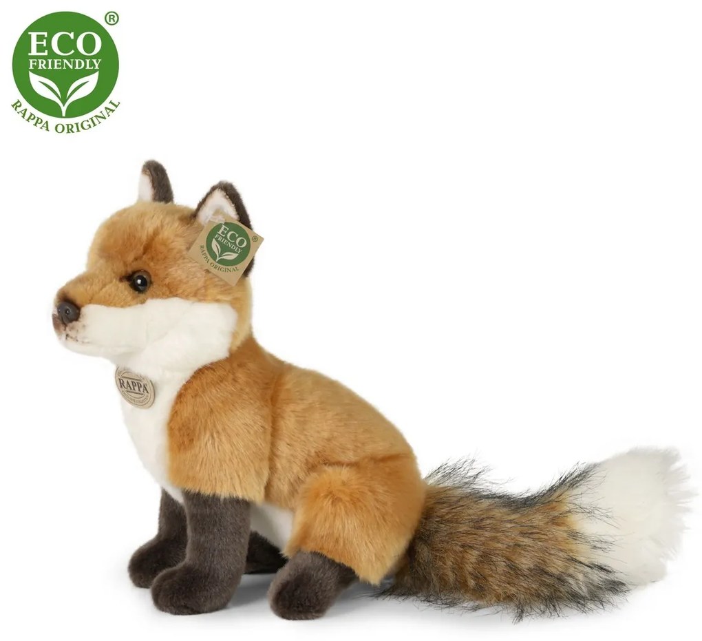 Vulpe de pluș Rappa , 27 cm ECO-FRIENDLY