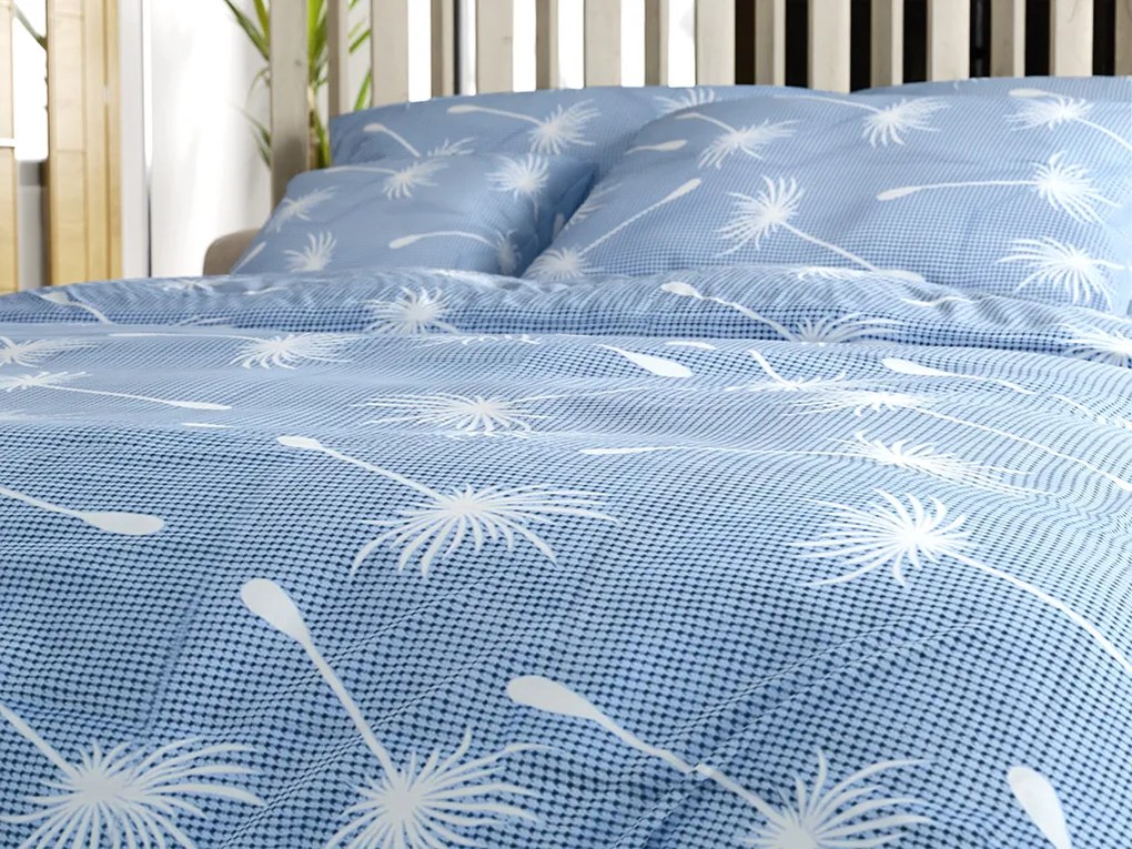 Lenjerie de pat din microfibra DANDORA albastru Dimensiune lenjerie de pat: 70 x 90 cm | 140 x 200 cm