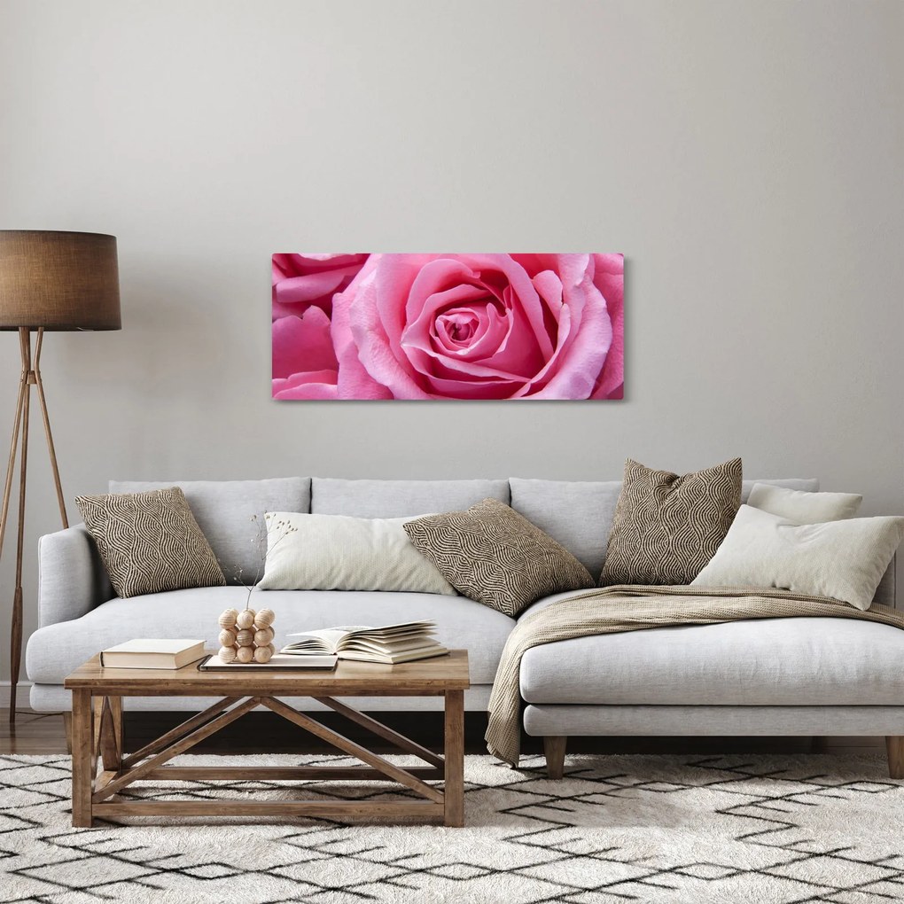 Tablou cu trandafir (120x50 cm)