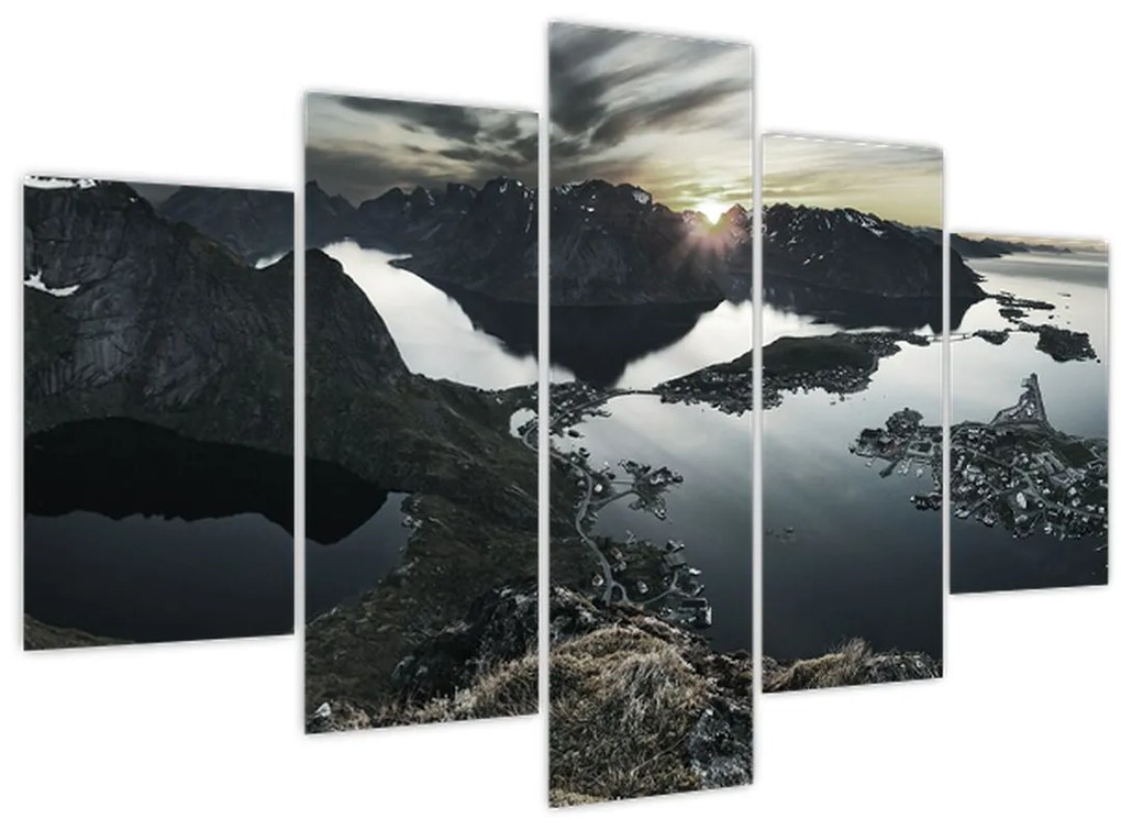 Tablou - Munții norvegieni (150x105 cm)