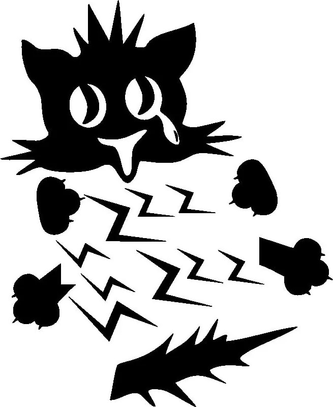 Autocolant Ambiance Plug Kitten Electro