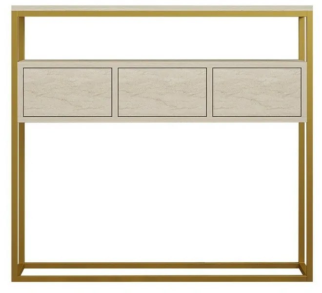 Măsuță Guarda Travertine and Gold
