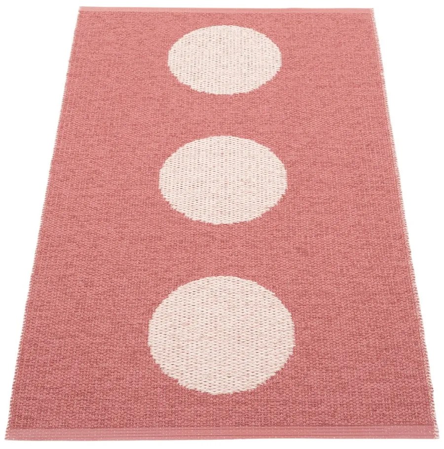 Covor pentru exterior și interior roșu deschis 70x120 cm Vera Pop Blush – Pappelina