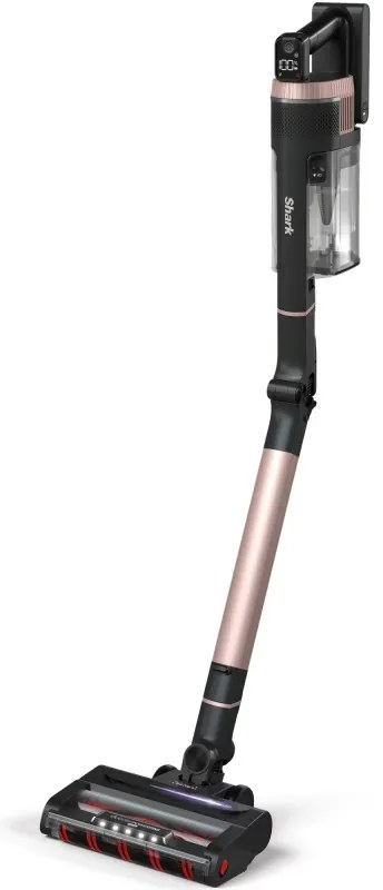 Aspirator vertical Shark IZ400EU, 309W, 0.7L, 60 min autonomie, Clean Sense IQ, LED, Powerfins, Rose Gold