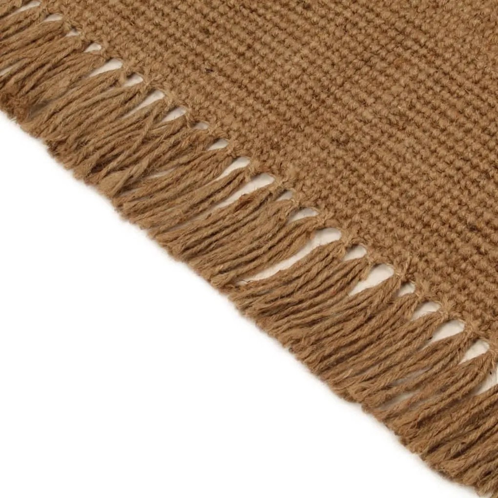 Covor traversa cu ciucuri, 60x200 cm, iuta 60 x 200 cm