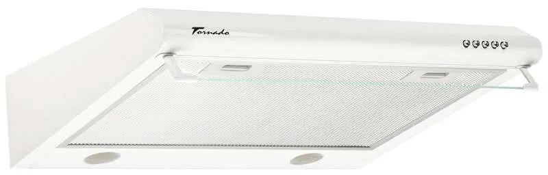 Hota traditionala Tornado Bona 20 (50) LED, 2 motoare, latime 50 cm, absorbtie 560 m3/ora, filtru anti-grasimi aluminiu 5 straturi, Alb