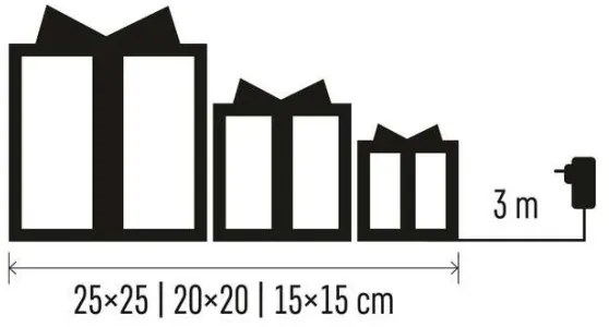 Decorațiune LED de Crăciun 72xLED/1,35W/230V aurie