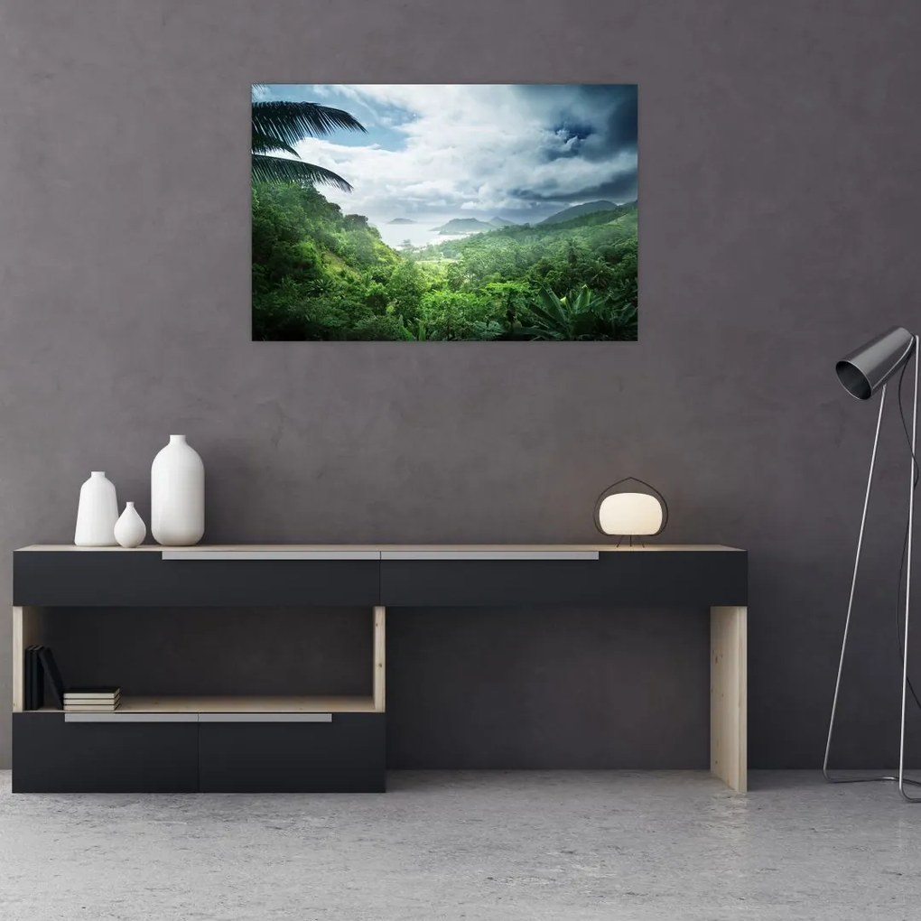 Tablou -Jungla din Seychelles (90x60 cm)