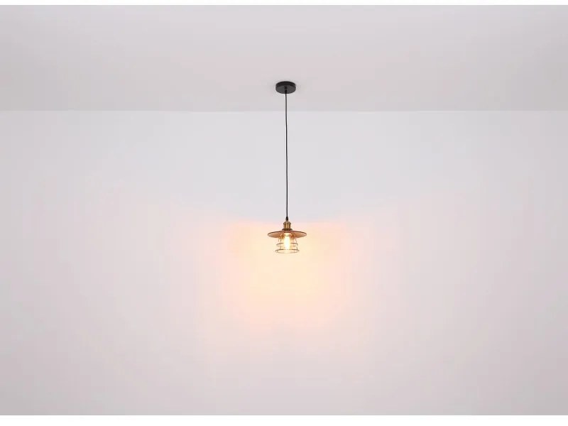 Pendul design clasic Viejo negru mat, cupru 22cm