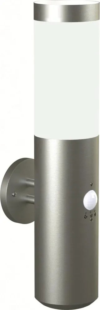 Brilagi - Lampă de perete pentru exterior cu senzor ELIA 1xE27/20W/230V IP44 crom
