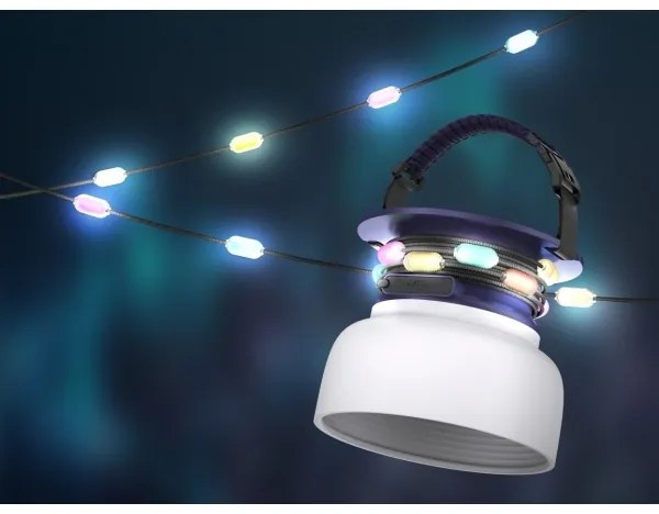 Lampă LED RGB solară portabilă reîncărcabilă LED/10W/5V 3600 mAh IP65