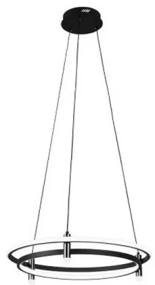 Lustră LED reglabilă suspendată pe cablu, 100W, 230V, 3000–6500K, Ø 60 cm, cu telecomandă