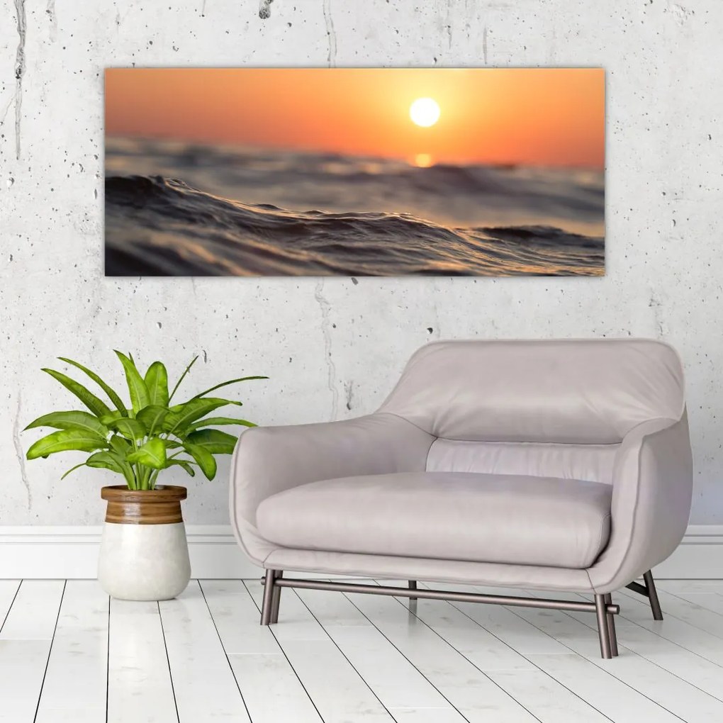 Tablou cu valul mării (120x50 cm)