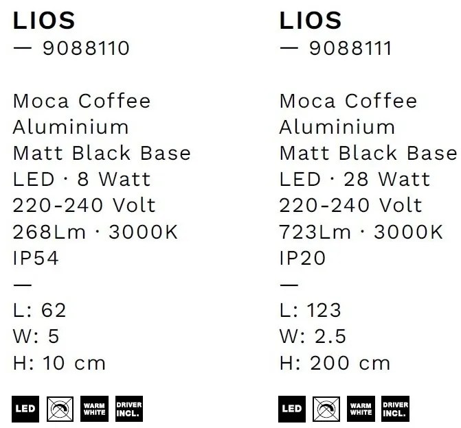 Lustra LED suspendata design minimalist LIOS