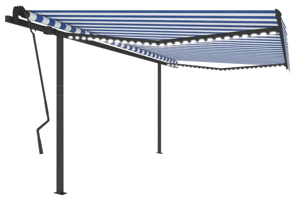Copertina automata, senzor vantLED, albastru alb, 4,5x3,5 m