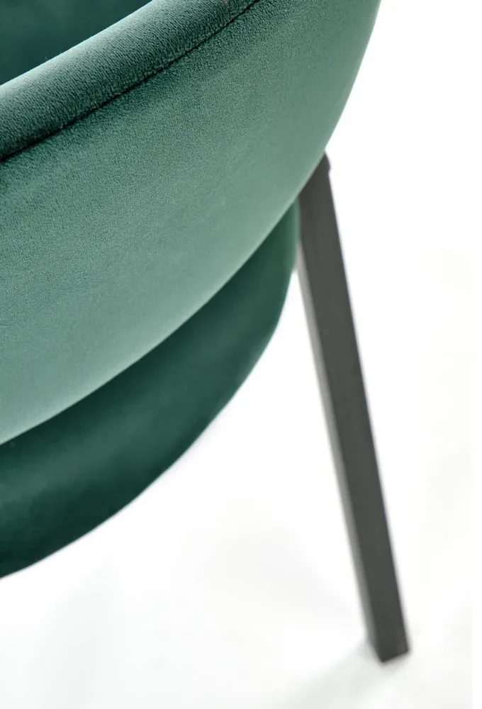 Scaun de bucaterie Zayne, verde/negru