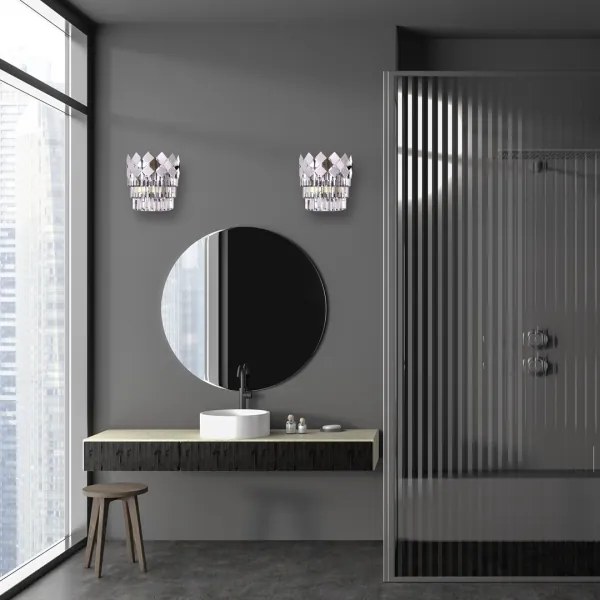 Aplică CARISMA 2xE14/40W/230V crom lucios