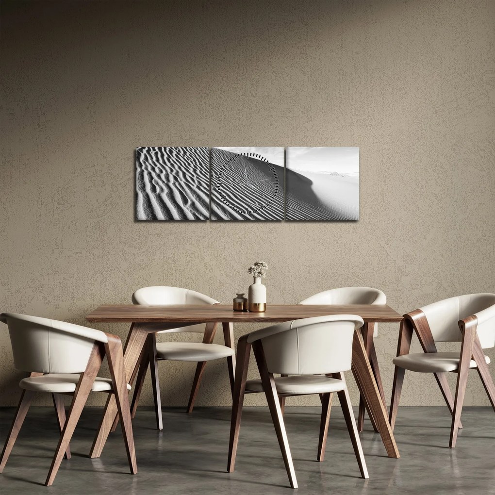 Tablou - Dună de nisip (cu ceas) (90x30 cm)