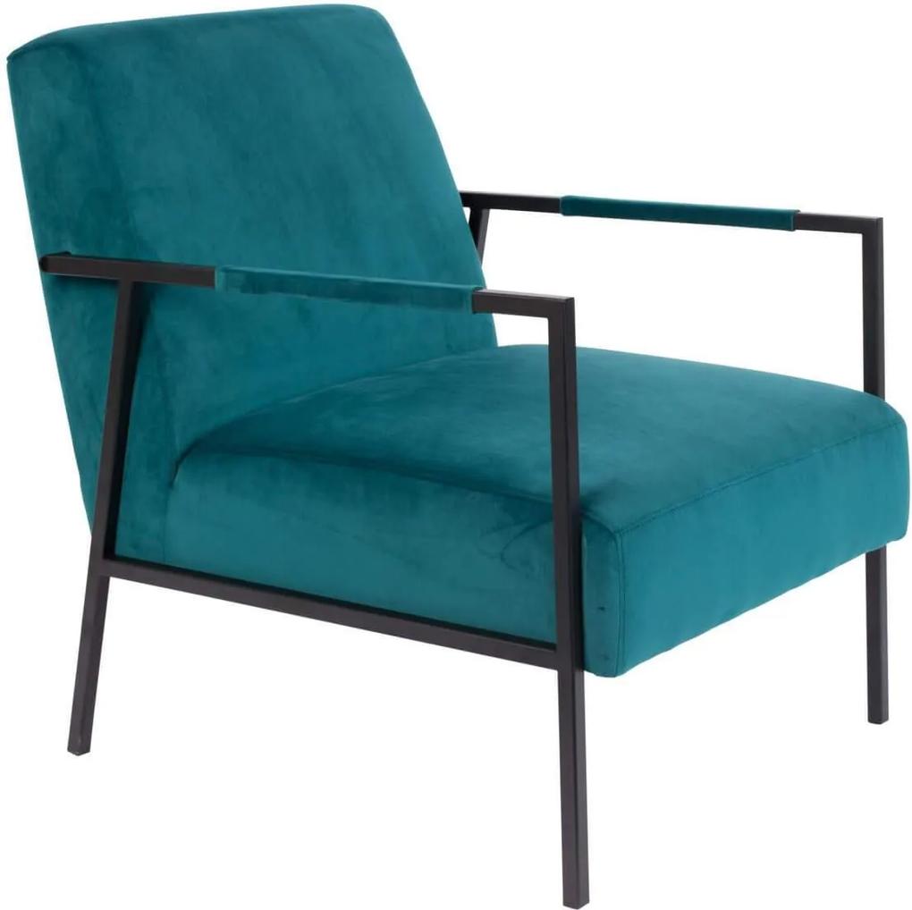 Fotoliu Lounge Chair Wakasan Grey Teal | WHITE LABEL LIVING