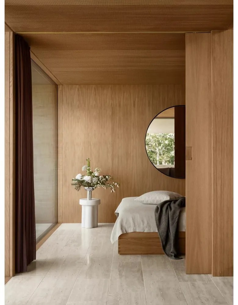 Pătură gri din amestesc de lână 145x200 cm Ahwi – Blomus